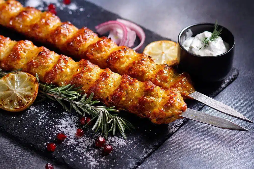 Salmon Lula Kabob