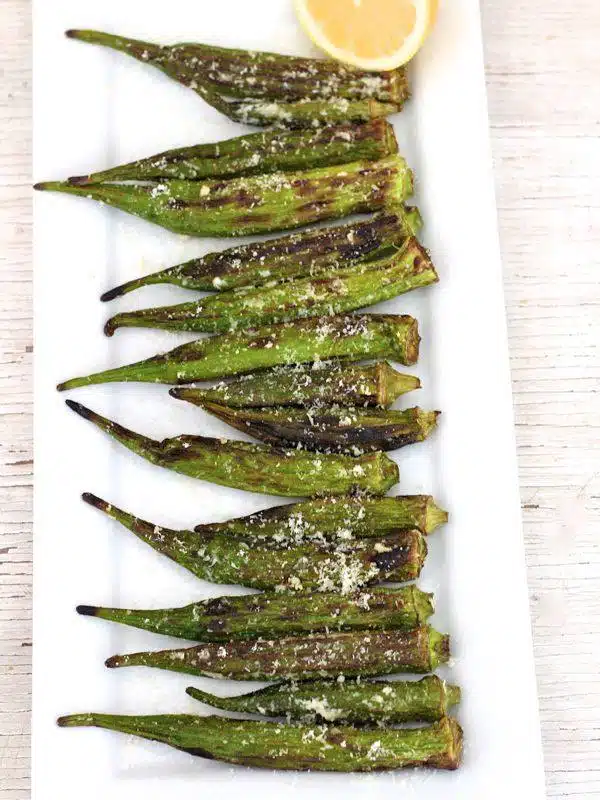 Grilled Okra